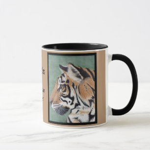 Siberian Tiger Personalize NAME Coffee Mug Cup