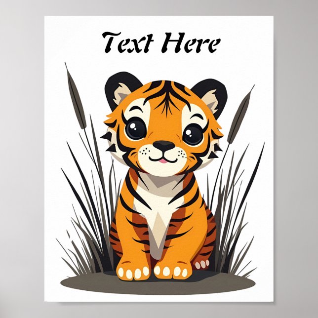 Siberian tiger poster (Front)