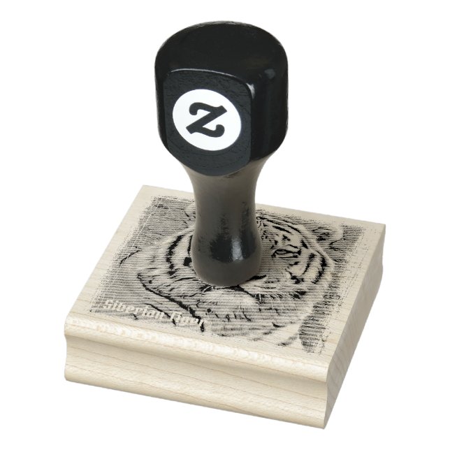 Siberian Tiger Rubber Stamp (Stamp)