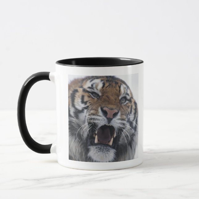 Siberian Tiger Snarling Mug (Left)