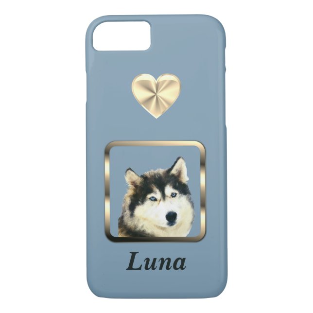 Sibérie Husky Lovers Apple iPhone 8/7 Coque (Dos)
