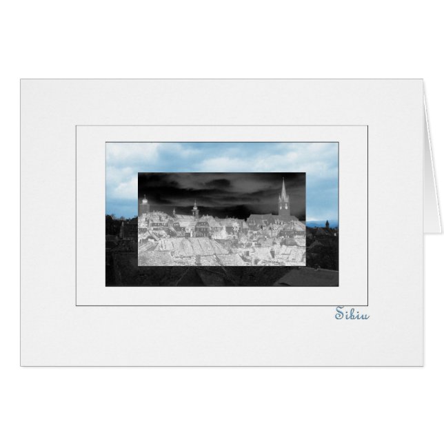 Sibiu in blue (Front Horizontal)