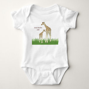 Sibling Giraffes Kid's T-Shirt Baby Bodysuit