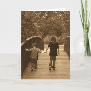 Sibling Walk inspirational notecards