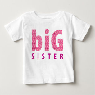 SIBLINGS COLLECTION - big sister {pink} Baby T-Shirt