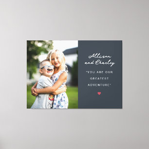 Siblings Personalized Canvas Print