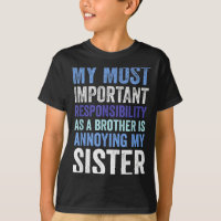 Siblings Rivalry Annoying My Sister Funny Brother