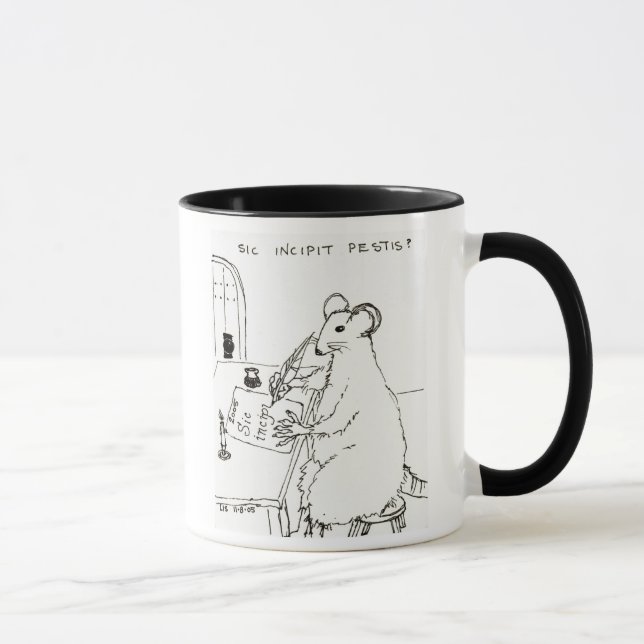 Sic Incipit Pestis mug (Right)