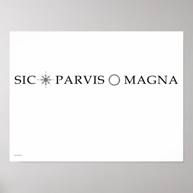 Sic Parvis Magna (Across) Poster (Front)