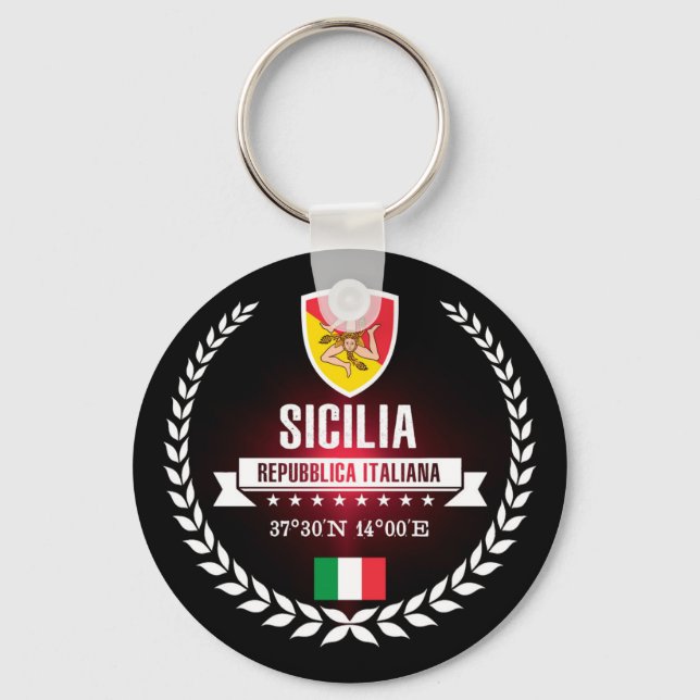 Sicilia Keychain (Front)