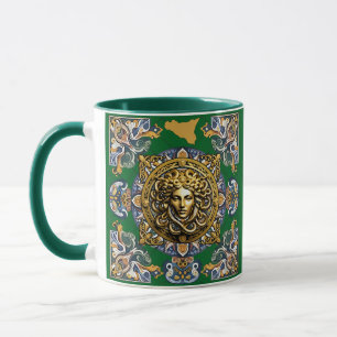 Sicilia Sicilian Pattern Mug