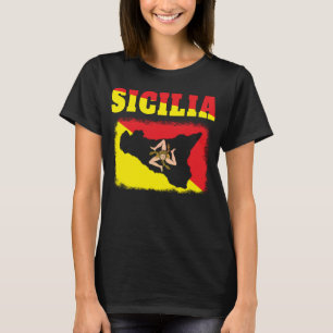 Sicilia Sicily Trinacria Design T-Shirt