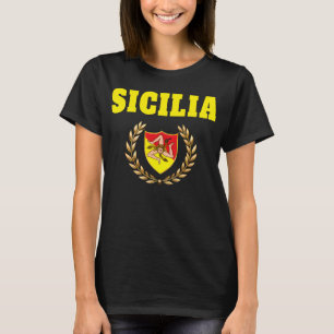 Sicilia Sicily Trinacria Design T-Shirt