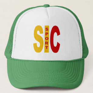 SICILIA SPORT ITALY white/green trucker cap