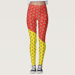 SICILIA Trinacria Sicilian Colours  Leggings