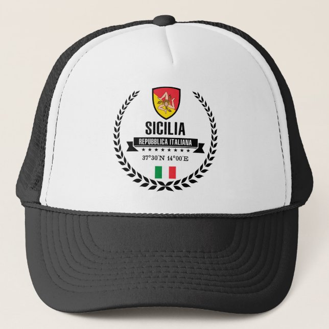 Sicilia Trucker Hat (Front)