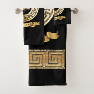 Sicilia (with Trinacria) symbol Bath Towel Set