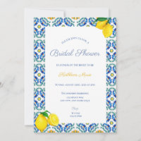 Sicilian Bridal Shower Invitation