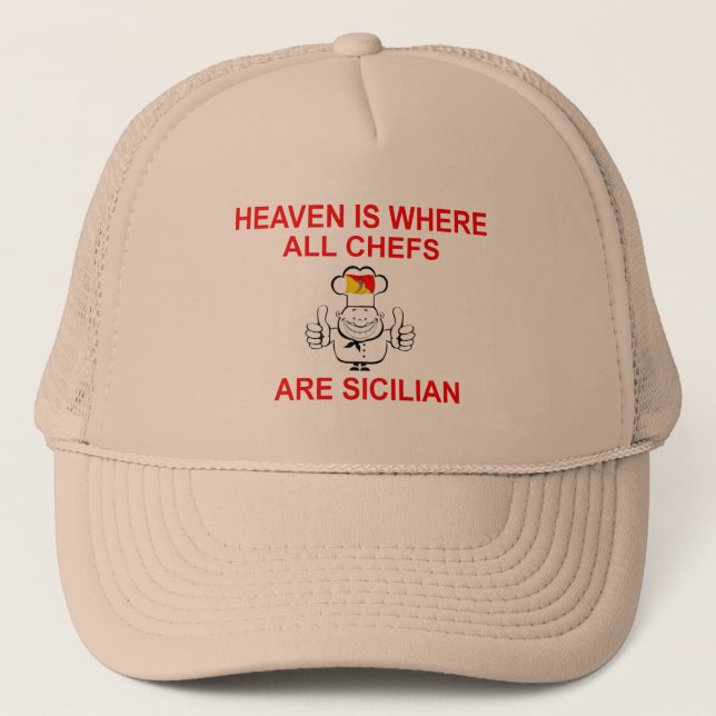 Sicilian Chefs Trucker Hat (Front)