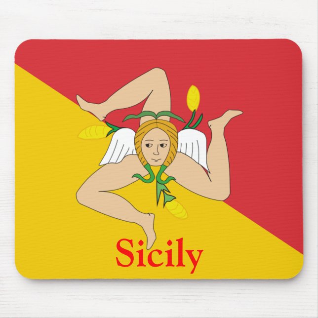 Sicilian Flag Mousepad (Front)