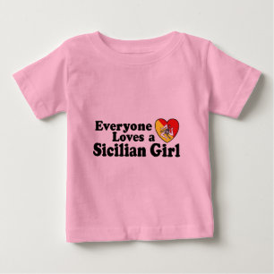 Sicilian Girl Baby T-Shirt