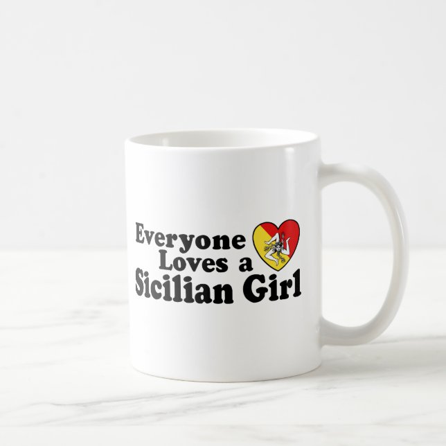 Sicilian Girl Coffee Mug (Right)