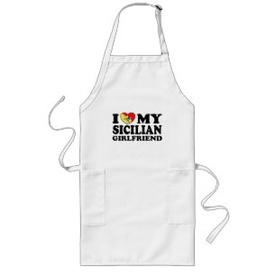Sicilian Girlfriend Long Apron