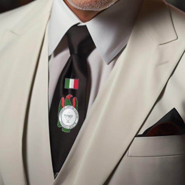 Sicilian Italian Card Ace of Gold Nostalgia Black Tie (Italian Ace of Gold
Black Tie)