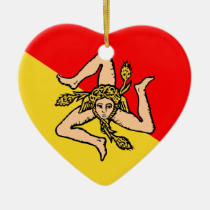 Sicilian, Italy Ceramic Ornament
