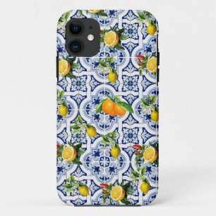 Sicilian lemon pattern  iPhone 11 case