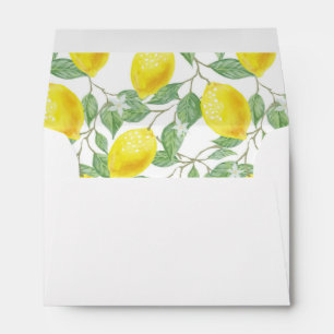 Sicilian Love - Printed Lemon Envelopes