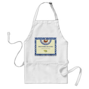 Sicilian Majolica Tile Adult Apron  Arancini