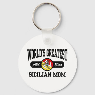 Sicilian Mom Keychain