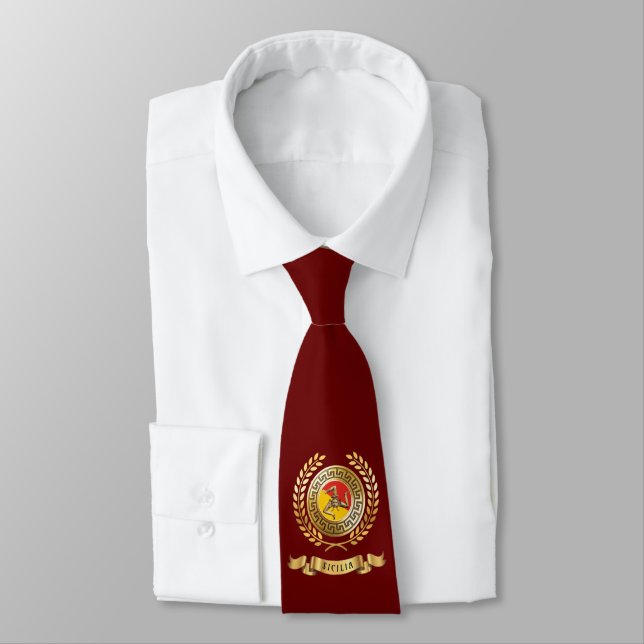 Sicilian Patriotic Tie (Tied)