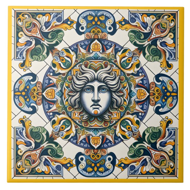 Sicilian pattern  tile (Front)