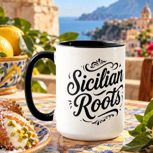 Sicilian Roots – Elegant Italian Heritage Mug