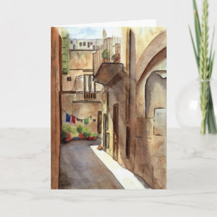 Sicilian Street Notecard