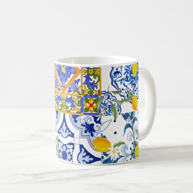 Sicilian style,summer art Mug (Front Right)