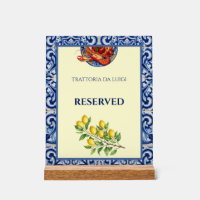 Sicilian Tile Italian Restaurant Reserved