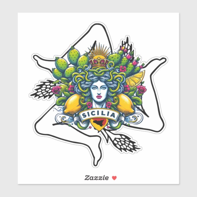 Sicilian Trinacria  (Sheet)