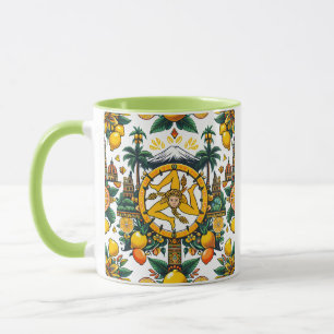 Sicilian Trinacria Design Mug