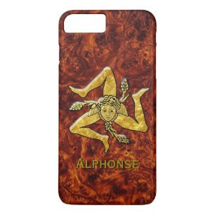 Sicilian Trinacria Gold Personalize Case-Mate iPhone Case