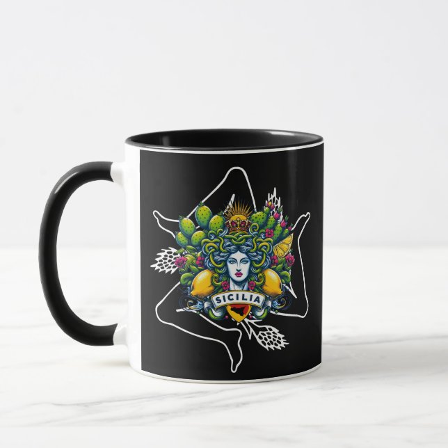 Sicilian Trinacria   Mug (Left)
