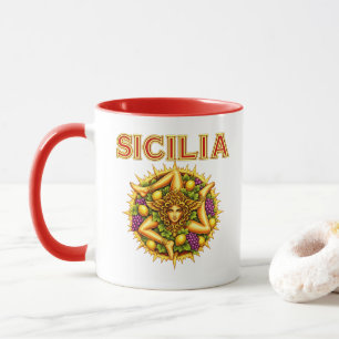 Sicilian Trinacria Mug