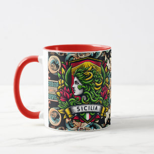 Sicilian Trinacria Mug