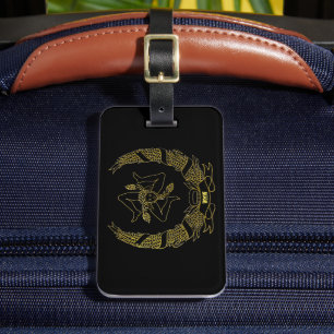 Sicilian Trinacria Personalized Luggage Tag