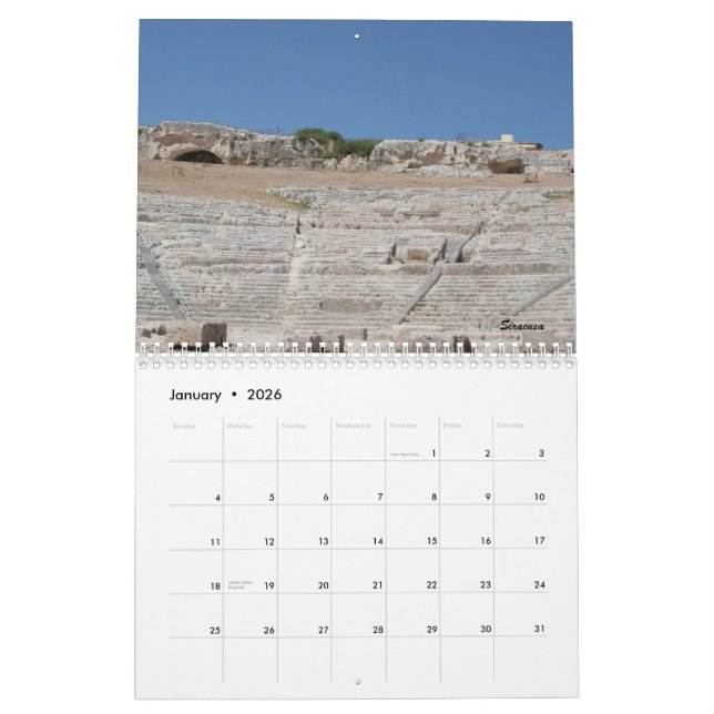 Sicily Calendar 2011 (Jan 2026)