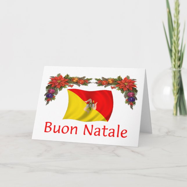 Sicily Christmas Holiday Card (Front)