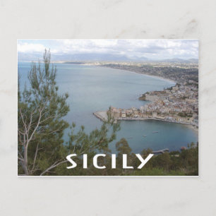 Sicily Coast Postcard