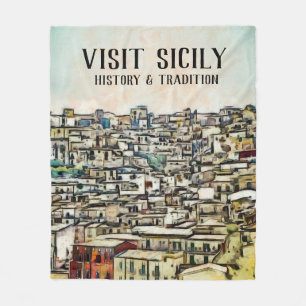 Sicily - HISTORY & TRADITION Fleece Blanket